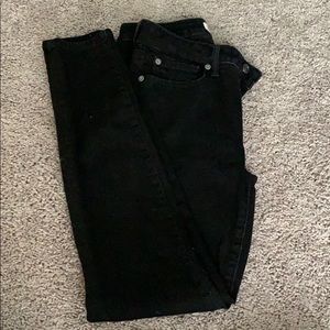 GAP Black Jeans 28 Curvy True Skinny
